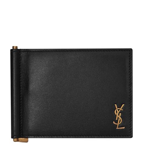 ysl mens wallwt|yves Saint Laurent money clip.